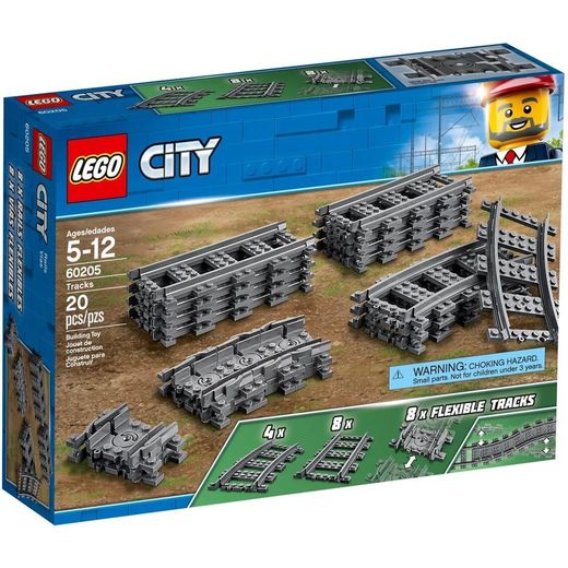 LEGO LEGO - City Tracks and Curves 20 Pieces - 60205