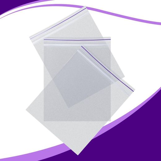Generic Zip Lock Polybag 4"x5" Clear Plastic Resealable Bags - 2 Mil Reclosable Small Ziplock Poly Bags Pack of 100 - image 3