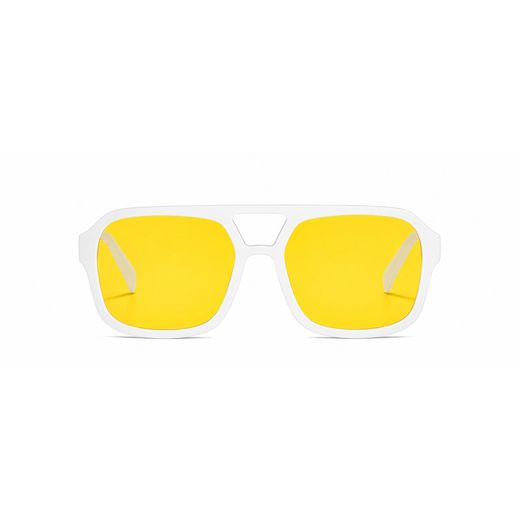 Generic Men/Women's Yellow Lens Sunglasses – Stylish Light Frame – Classic-Fashion Sunglasses (Cool, Sunglasses, UV Protection, Driving & Outdoor)