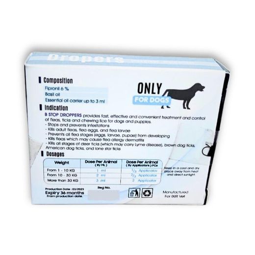 Generic Ixir Drobers Spot-On Drops for Dogs – Complete Flea, Tick & Lice Protection (3 Doses) - image 2