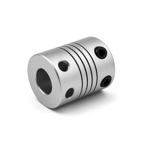 Generic Flexible Shaft Coupling Aluminum Alloy for 3D Printer CNC Stepper Motor – Shaft Coupler Connector – Sizes 5x5mm, 5x8mm, 6.35x8mm, 8x8mm, 10x10mm