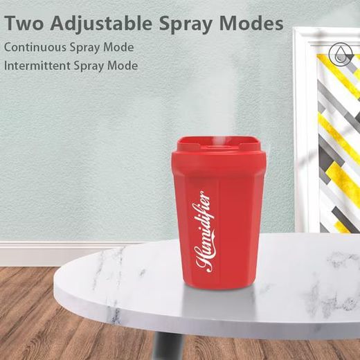Generic Mini Aroma Diffuser & Air Freshener for Home, Car, and Office , USB-Powered Cola-Cup Design - image 2