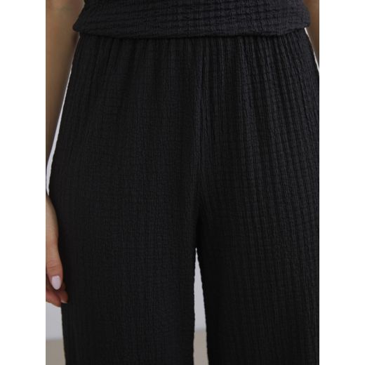 LC Waikiki Elasticated Waist Textured Women's Trousers - image 2