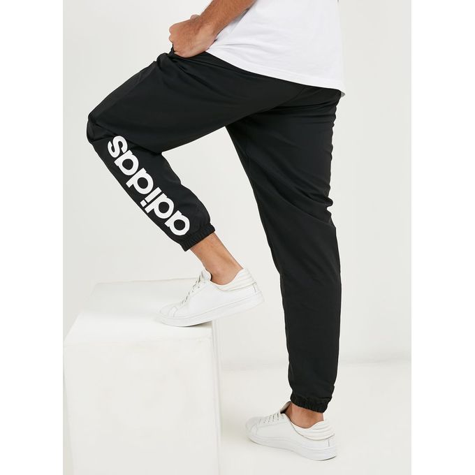 adidas men's essentials tapered zipper pants