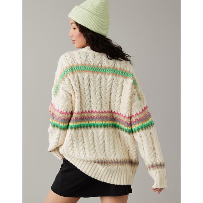 Fair isle sweater american eagle new arrivals