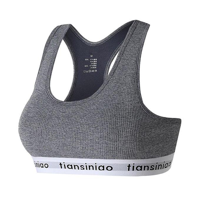 Fashion Padded Racerback Sports Bras Women Shockproof Running @ Best Price  Online