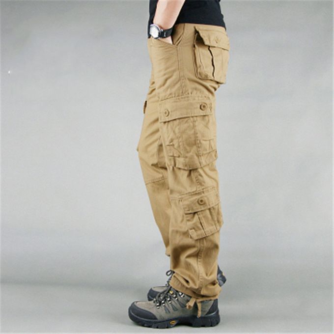 8 pockets Mens Cargo Trousers Loose Baggy Combat Pants Multi-pocketed Large  size | eBay