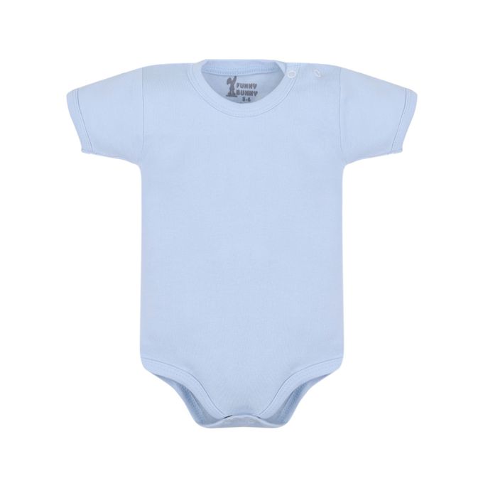 Funny Bunny Plain Color Half Sleeve Bodysuit For Baby Boy @ Best Price ...