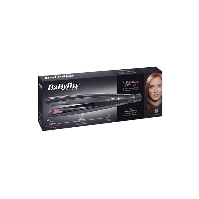Babyliss ST326E Protect Slim 28 Mm Hair Straightener 235°C - Wet & Dry @  Best Price Online | Jumia Egypt