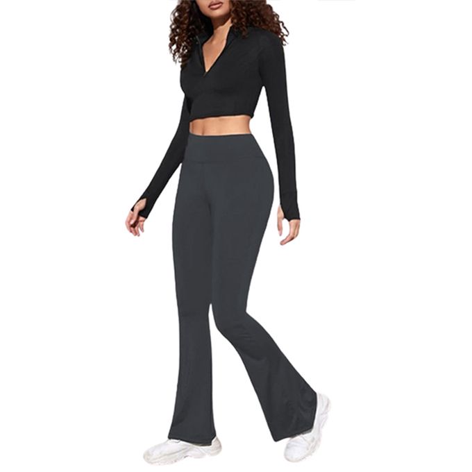 Nileton Sport Leggings Pants Flare Leg - High Waist @ Best Price Online