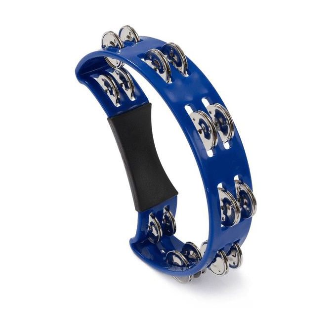 Half Moon Tambourine Handheld Bell Shaker Handbell Rattle