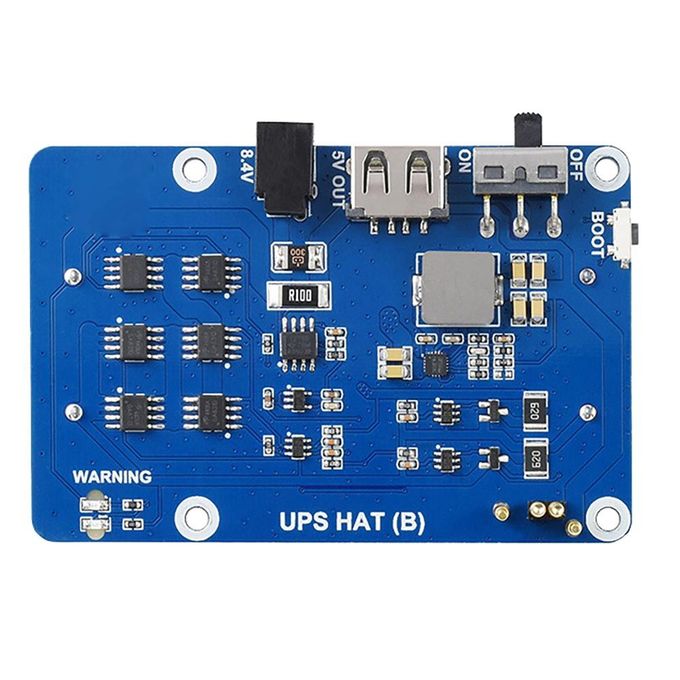 UPS HAT (C) for Raspberry Pi Zero, 5V Uninterruptible Power