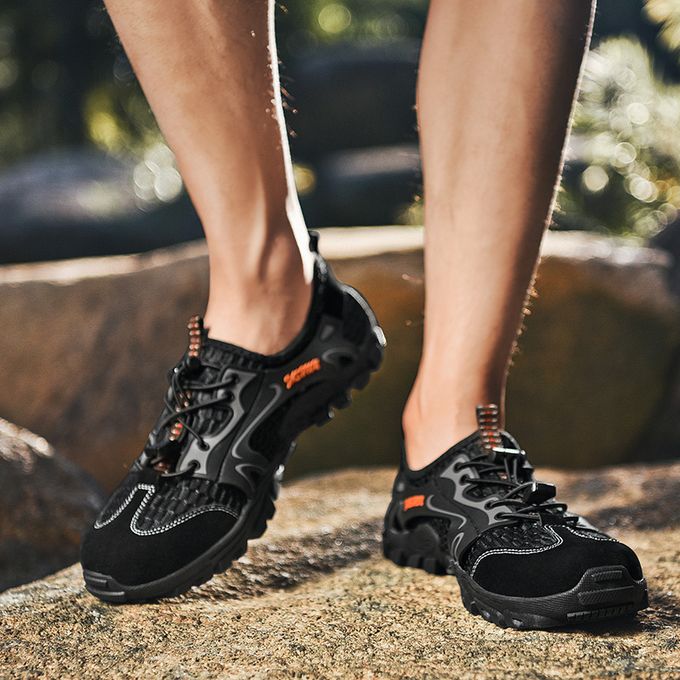Men's mesh quick dry breathable light outdoor hiking water shoes discount
