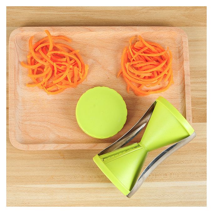 Portable Spiralizer Vegetable Slicer Handheld Spiralizer Peeler Stainless  Steel Spiral Slicer for Potatoes Zucchini Spaghetti