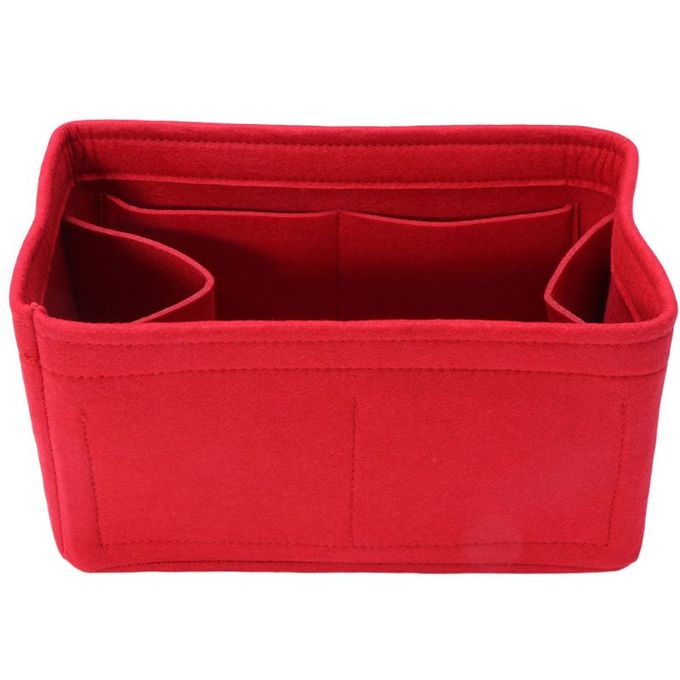 Felt Purse Insert Organizer Portable Cosmetic Bag Fit For Handbag