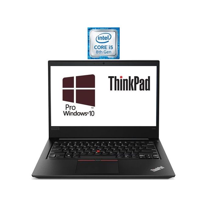 Shop Lenovo Thinkpad E490 Laptop Intel Core I5 8265u 8gb Ram 1tb Hdd 14 Hd 2gb Gpu Windows 10 Pro Black Jumia Egypt