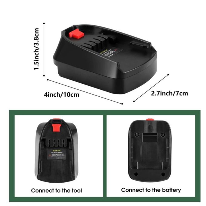 تسوق Adapter Converter Bosb18c Use For Bosch 18v Li Ion Battery B اونلاين جوميا مصر 9512