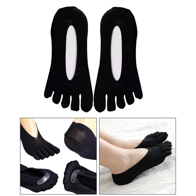 1pair Women Summer Five-Finger Toe Socks Female Ultrathin With