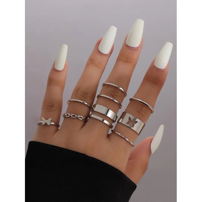 Shein 2024 silver rings