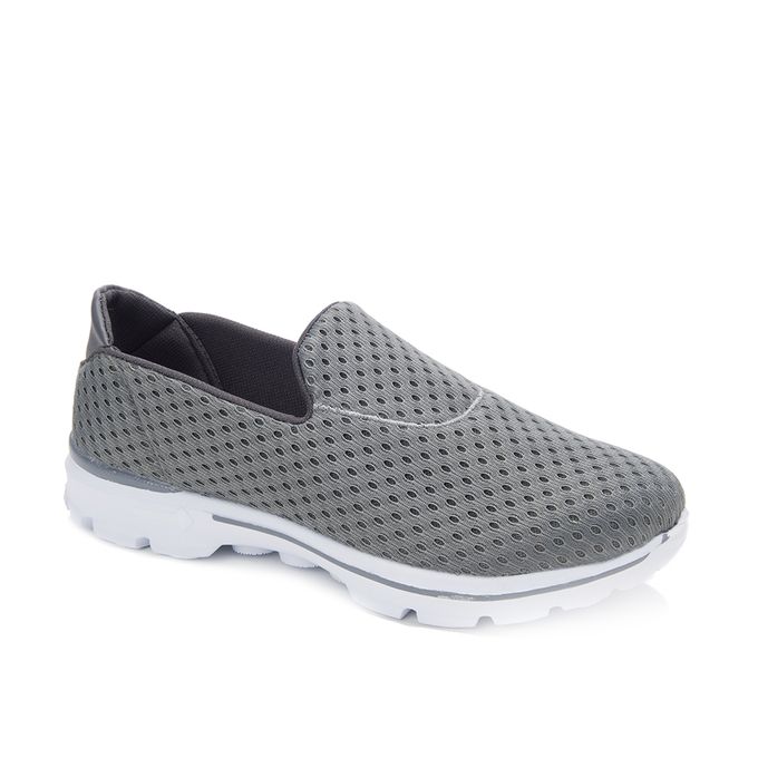 Shop Toobaco Slip On Canvas Sneakers - Grey | Jumia Egypt