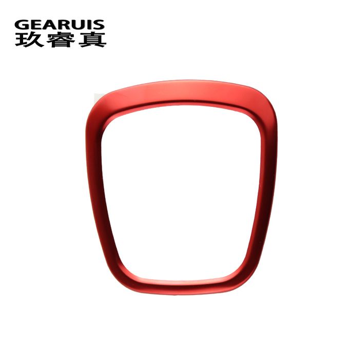 Autocollant de couverture de volant de voiture pour Audi S line A3 A4 B8 B6  A6 A7 A8 C6 Q3 Q5 Q7 A5 C7 TT,décoration de style - Type Red