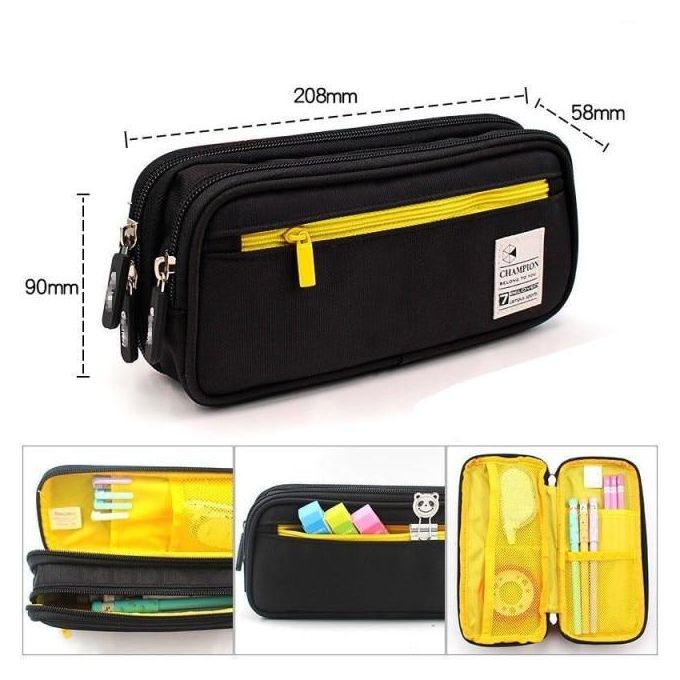 Generic Large Capacity Pencil Case Stationery Cute Boys Girls Gift Pen Bag  Pen Box Pencil Cases Storage Student School Office Supplies @ Best Price  Online