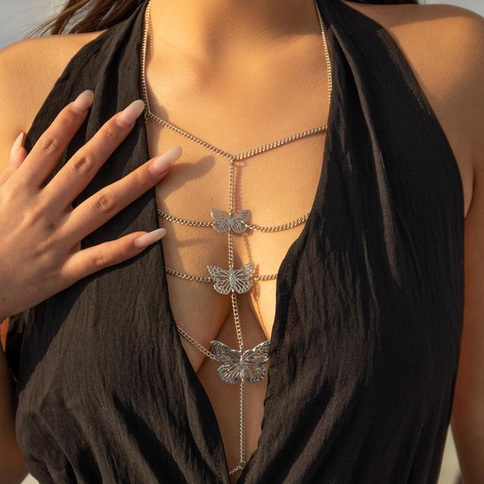 Generic Body Chain Metal Body Jewelry Accessories For Party Nightclub @  Best Price Online