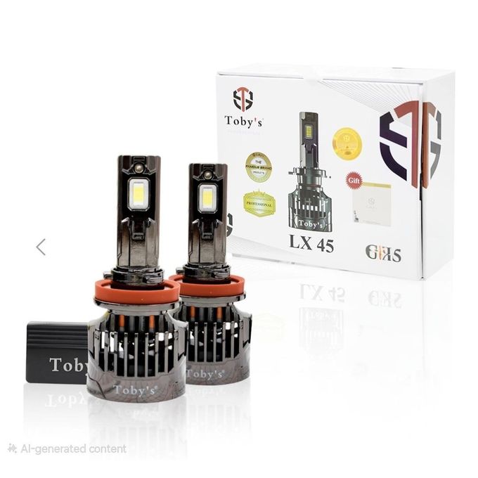 لمبات مصابيح أمامية للسيارات LED LX 45 بقوة 45 وات 6500