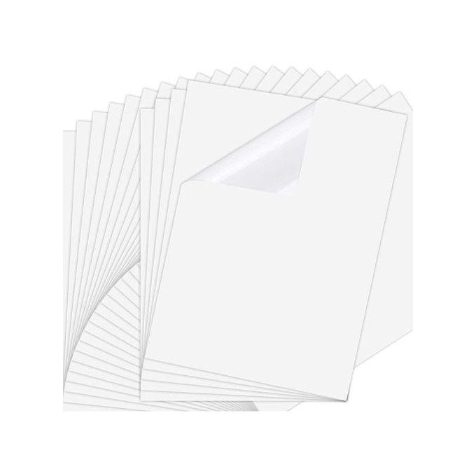 25 Sheets 8.3X11.6 Inch Inkjet Sticker Paper, Printable