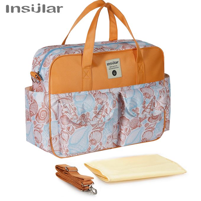 Insular New Style Waterproof Diaper Bag Large Capacity Messenger Travel Bag  Multifunctional Maternity Stroller Bags Baby Mother