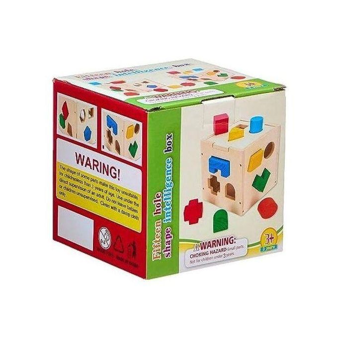 Montessori Wooden Shapes Matching Box - Genetic - Jumia