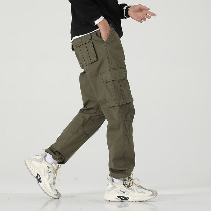 CARGO PANTS - GREY – OwkayClothing