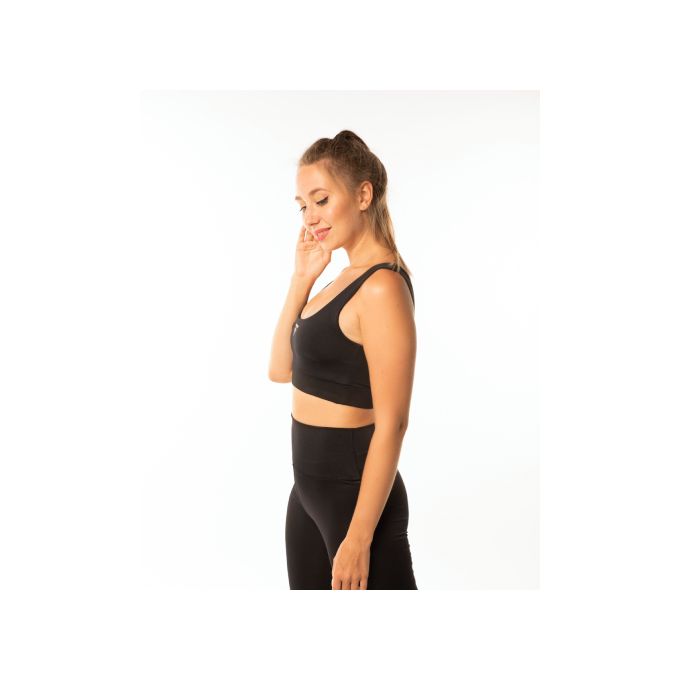 Fit Freak Black Molded Cup Sports Bra @ Best Price Online