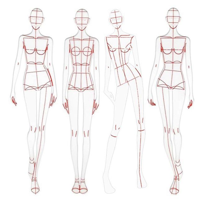 Fashion Sketchbook: Teenage Girls Figure Drawing Templates for Sketching and Fashion Illustration. (Fashion Croquis Sketch Books) by Irina V. Ivanova