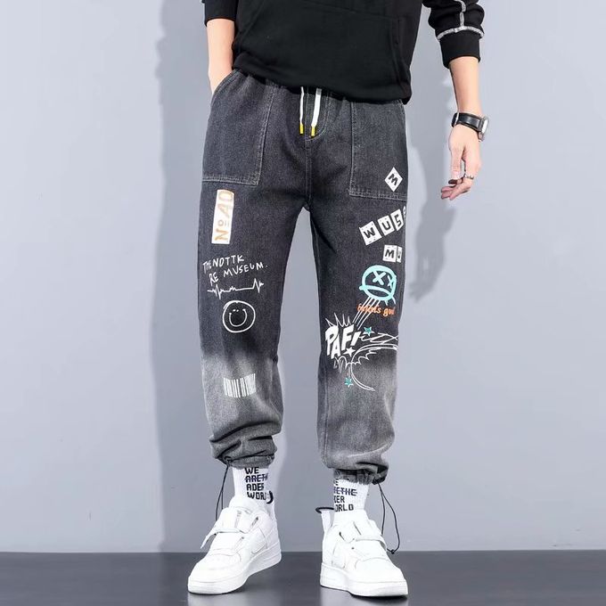 Men's Streetwear Jogger Pants Elastic Waist Hip Hop Cargo Pants Casual  Active Fashion Drawstring Outdoor Hiking Sweatpants