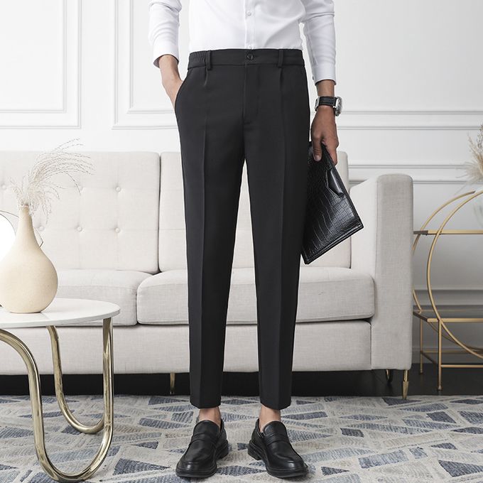 Brilliant Basics Men's Slim Fit Pants - Iron | BIG W