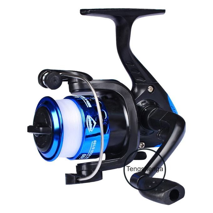 Generic Plastic Fishing Reel With Fishing Line Portable Colorful @ Best  Price Online