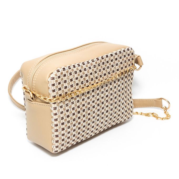 Midi Sac - Rattan in Cream