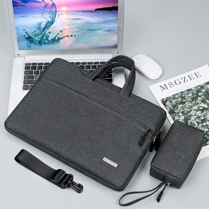 AirCase Laptop Bag Sleeve Case Cover for 12-Inch, 12.5-Inch Laptop MacBook,  Neoprene (Black)