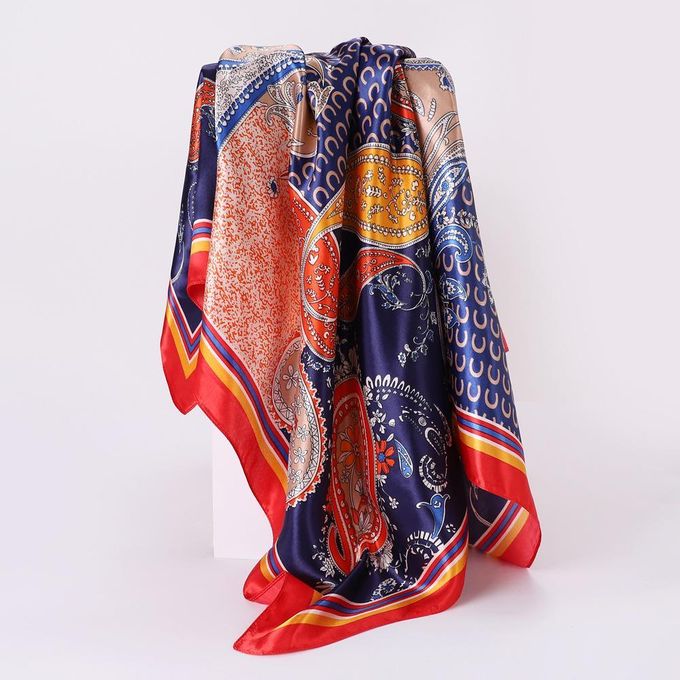 New women's spring and autumn European and American silk scarf