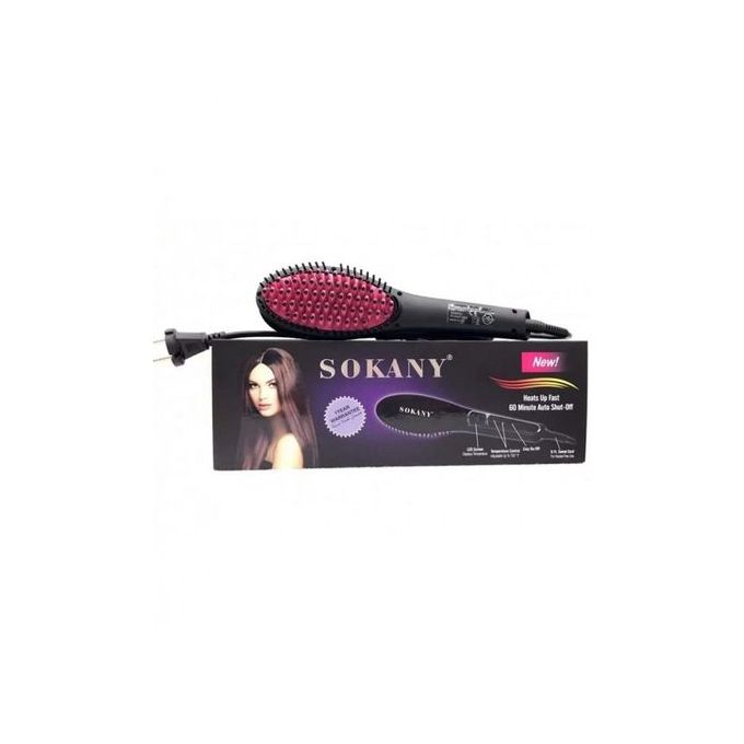 Sokany فرشاة تصفيف الشعر السيراميكية سوكاني HS-053 - أسود