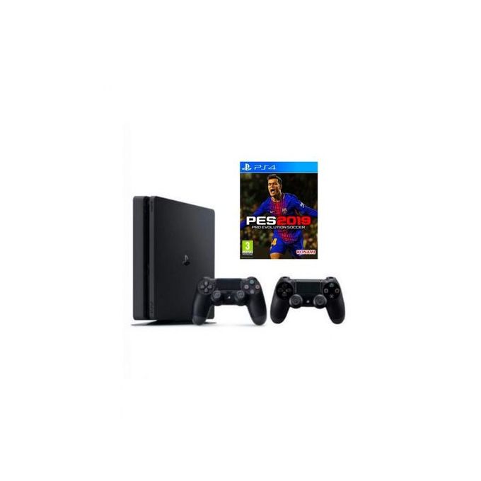 تسوق بلاى ستيشن 4 سليم 500 جيجا منصة ألعاب أسود Pes2019 وحدة تحكم إضافية اونلاين جوميا مصر