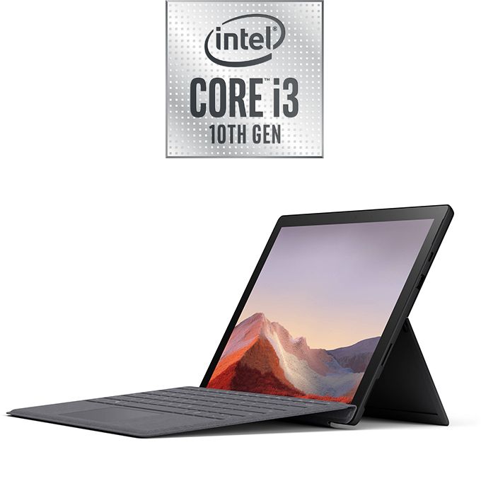 Shop Microsoft Surface Pro 7 Tablet Intel Core I3 4gb Ram 128gb Ssd 12 3 Inch Fhd Intel Gpu Windows 10 English Type Cover Keyboard Silver Jumia Egypt