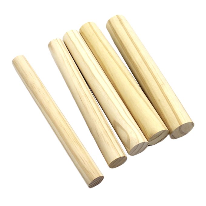 Generic Set Of 2 Wooden Sticks Round Wood Untreated Bamboo Wooden Stick @  Best Price Online