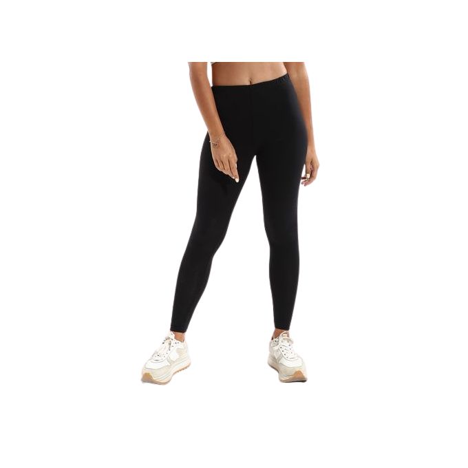 Cottonil Legging Pants Cotton Lycra For Women Black @ Best Price Online