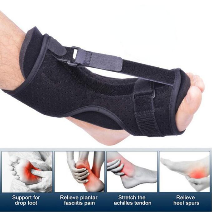 ZUKETANG Brace for Foot Drop, Plantar Fasciitis Splint,Day/Night Dorsal  Splint,Foot Up Brace Prevent Dragging, for Neuropathy Walking Exercise  Assist, Gait Lifting Support,right-L : : Health & Personal Care