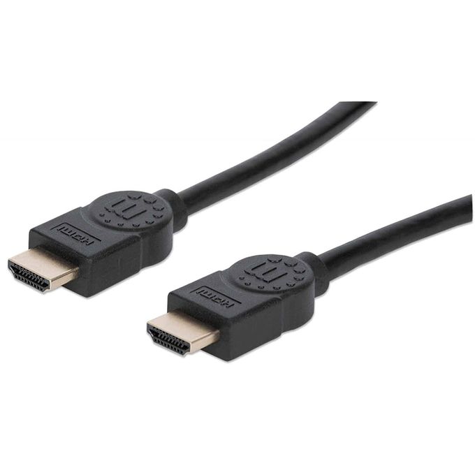 product_image_name-Manhattan-Certified Premium High Speed HDMI Cable With Ethernet 4K -60HZ - 1.8M - Gold-Plated Contacts - Black-1