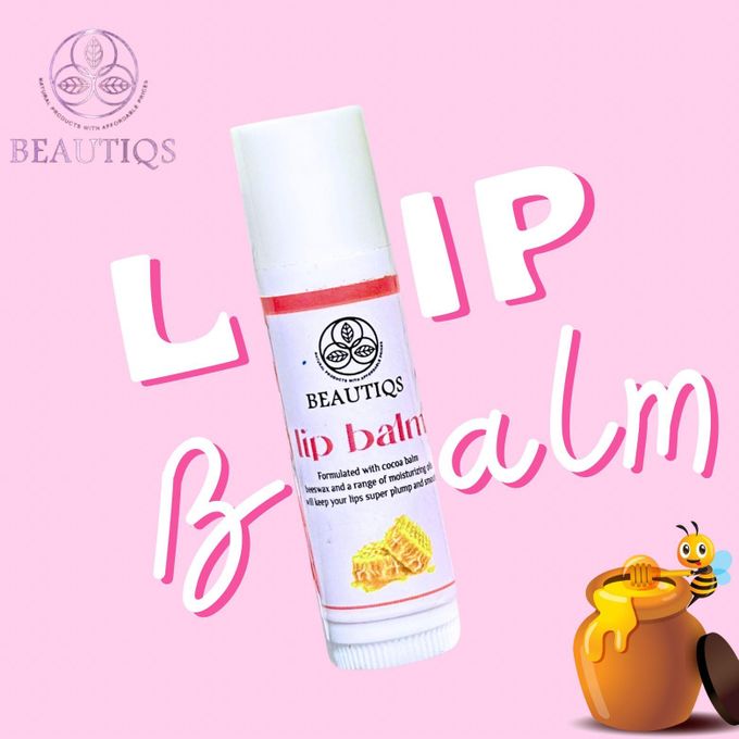 PINK Natural Lip Balm – Beeswax Shea Butter – 10g