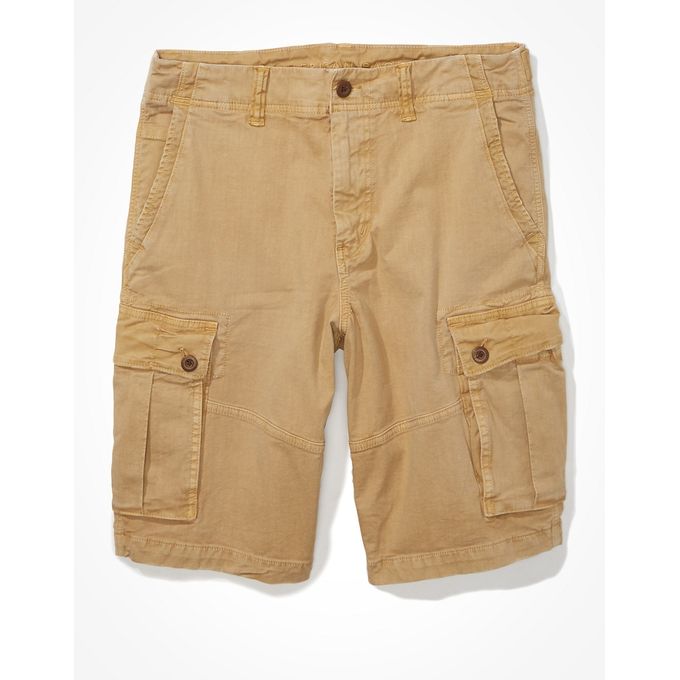 American Eagle Longer Length Cargo Short - Khaki @ Best Price Online ...