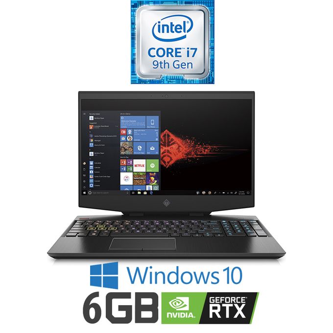 تسوق Omen 15 Dh0015ne Gaming Laptop Intel Core I7 16gb Ram 1tb Hdd 256gb Ssd 15 6 Inch Fhd 6gb Gpu Windows 10 Shadow Black اونلاين جوميا مصر